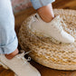 Berness Morning Athletic Sneakers in Beige -