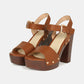 DDK Kindness and Grace Studded Block Heels -