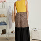 P & Rose Girl Next Door Leopard Color Block Dress in Mustard -