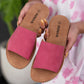 SODA Good Karma Open-Toe Espadrille Slides -