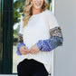 Heimish Full Size Animal Print Ruffle Trim Top -