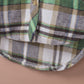Plaid High-Low Shirt Jacket -