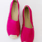 WeeBoo In Step Espadrille Slip-On Flats in Fuchsia -