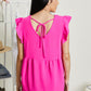 Cotton Bleu At The Summit Airflow Babydoll Top -
