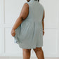 Sew In Love Weekday Wonder Babydoll Dress in Silver -