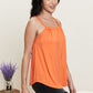 Sew In Love Bright-Eyed Beauty Tank in Tangerine -