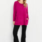 Zenana Autumn On My Mind Front Pocket Sweater -