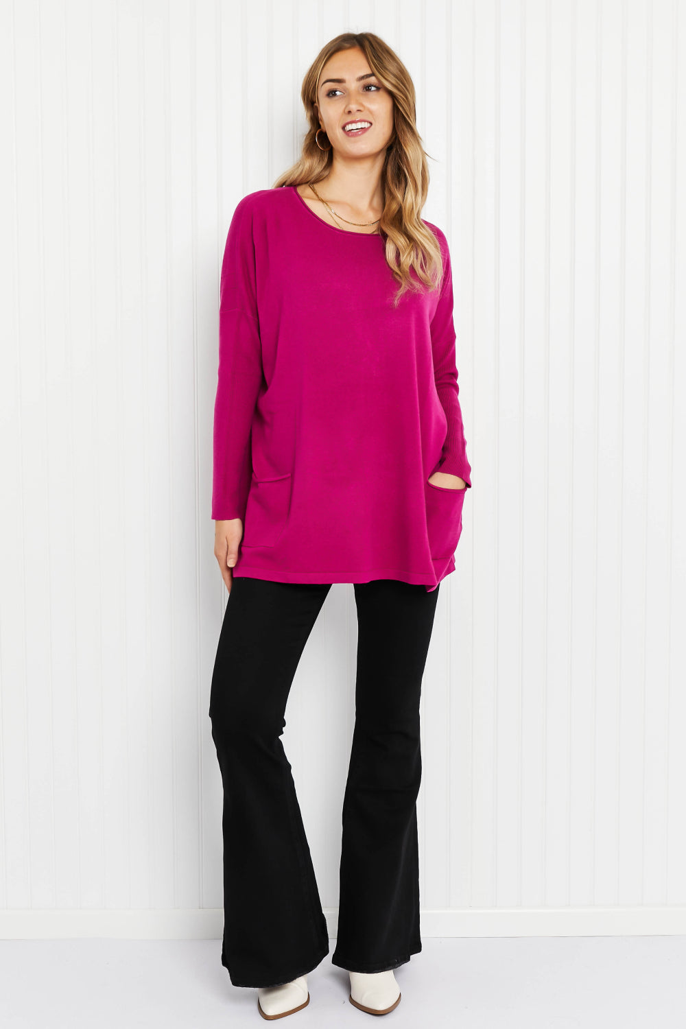 Zenana Autumn On My Mind Front Pocket Sweater -