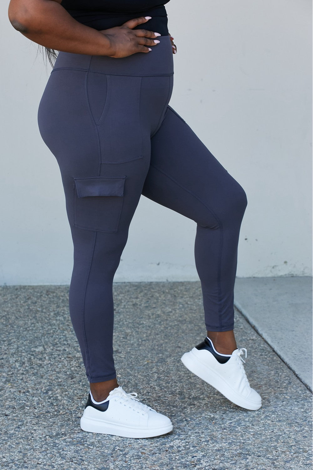 Rae Mode Full Size Cargo Leggings -