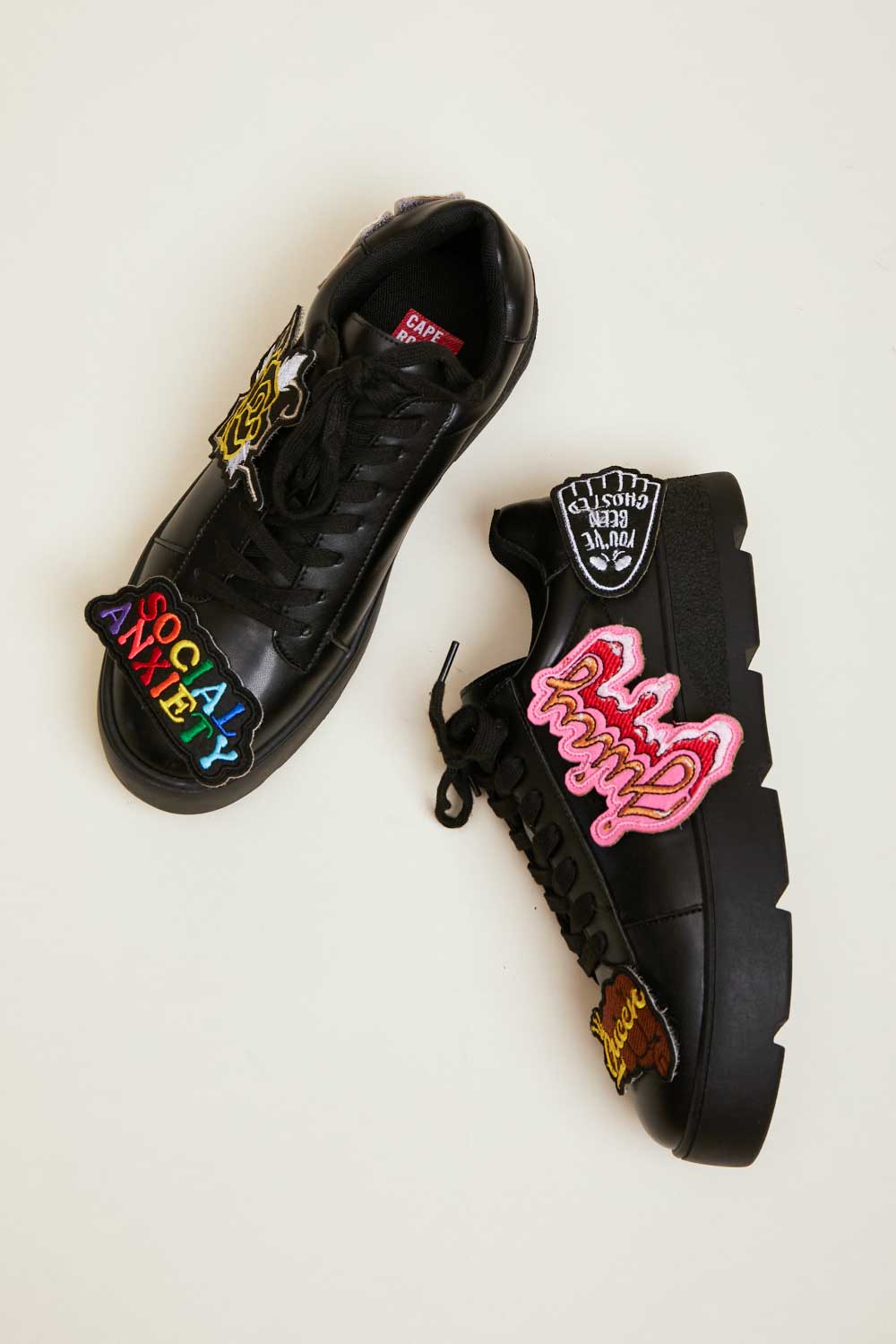 Cape Robbin Make A Statement Applique Detail Sneakers -