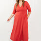 Acting Pro Cincinnati Style Full Size V-Neck Maxi Dress -