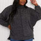 Zenana Infinitely Cozy Full Size Mock Neck Sweater -