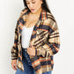 CY Fashion Crushing on Fall Full Size Plaid Shacket -