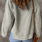 Raw Hem Button Down Corduroy Jacket with Pockets -