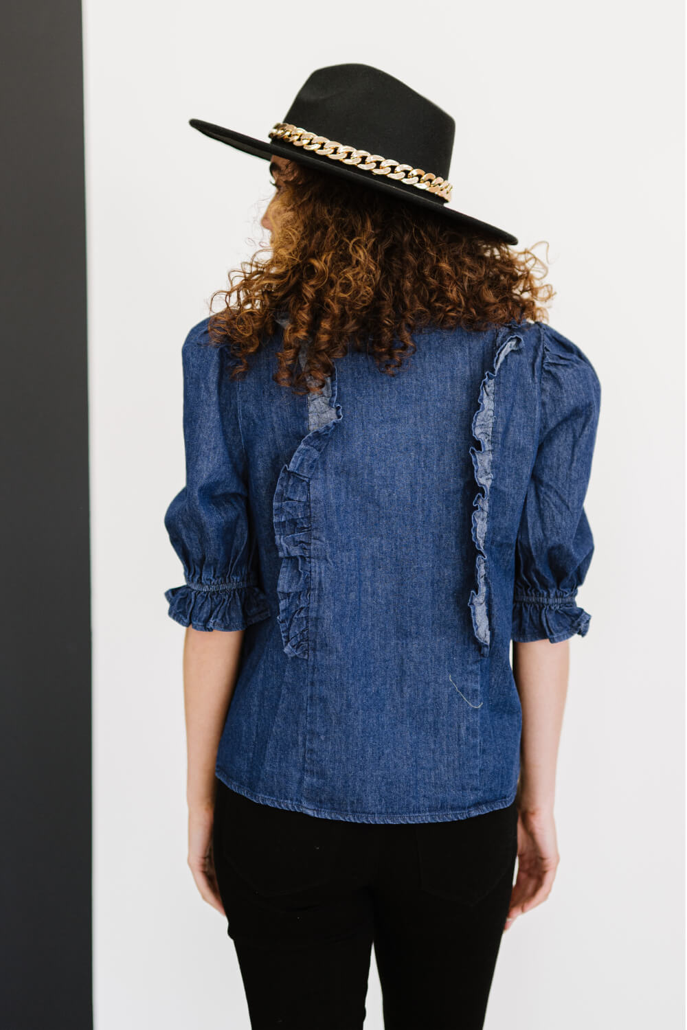 Sweet Generis Be True Denim Top -