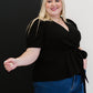 Andree by Unit Understated Elegance Faux Wrap Blouse -