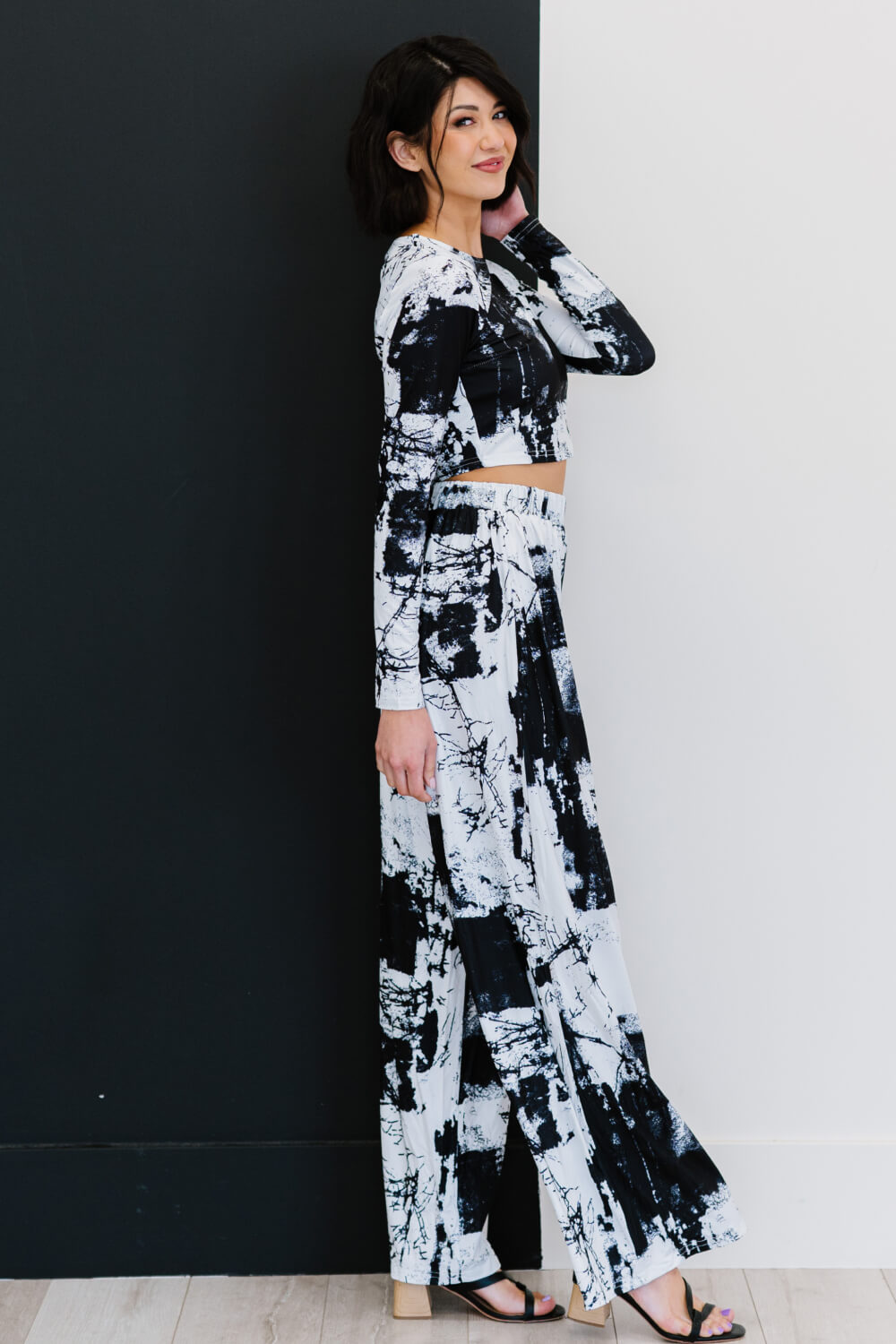 Dress Day Read All About It Abstract Print Set -