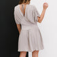 Davi & Dani Stay a Little Longer Pleated Mini Dress -