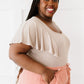 White Birch Apple of My Eye Flutter Sleeve Bodysuit -