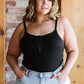 White Birch Laced-Up Luxe Ribbed Bodysuit -