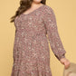 ODDI Floral Tiered Dress -