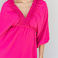 GeeGee Glamour Girl Balloon Sleeve Mini Dress -