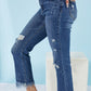 RISEN Undone Chic Straight Leg Jeans -