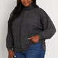 Zenana Infinitely Cozy Full Size Mock Neck Sweater -