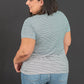 Sew In Love Running Free Striped Tee -