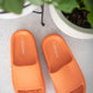 WeeBoo Go All Out Slide-On Sandals in Orange -