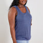 Sew In Love Never a Dull Moment Racerback Tank in Denim Color -