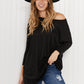 Acting Pro City Loft Full Size Three-Quarter Sleeve Tunic Top -
