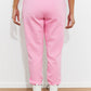 White Birch Winding Down High-Waisted Joggers -