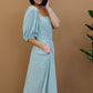 Davi & Dani Color My Soul Dress in Light Sage -