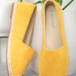 WeeBoo In Step Espadrille Slip-On Flats in Yellow -