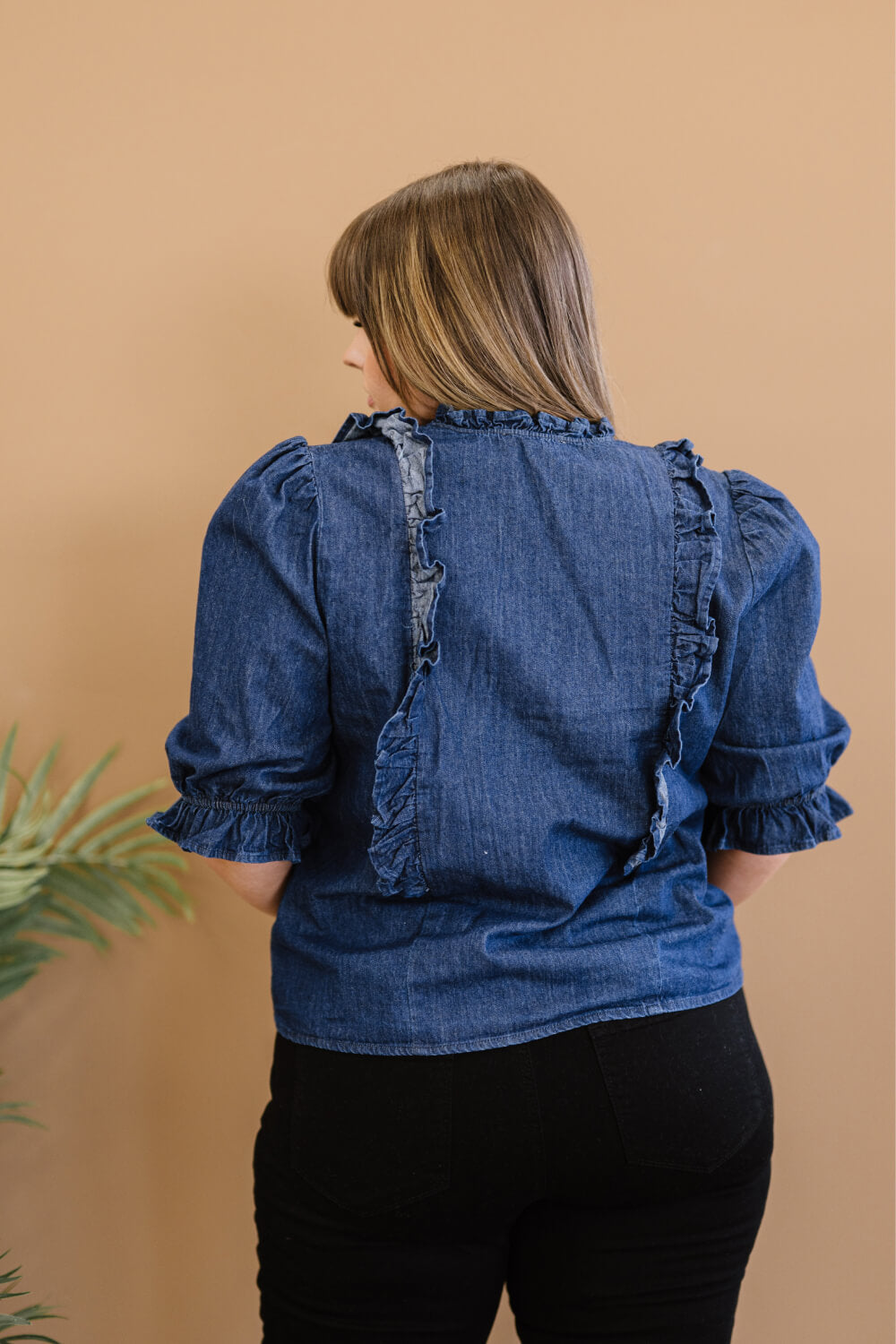 Sweet Generis Be True Denim Top -