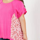 Hailey & Co Who's That Girl Printed Panel Top -
