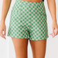 Glam Check Me Out Checkered Shorts -