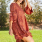 Jodifl Curtain Call Dotted Babydoll Dress -