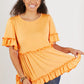 Hailey & Co Our Song Ruffled Babydoll Top -