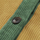 Color Block Button Front Corduroy Shirt Jacket -