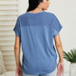 Sew In Love Stay and Chat Love Pocket Tee -