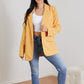 Trend Notes Self Made Blazer in Tangerine -