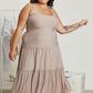Zenana Sweet Charisma Smocked Maxi Dress -