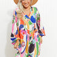 Cotton Bleu Disco Days Full Size Printed Airflow Dress -