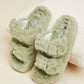 Cape Robbin Soft Steps Buckled Fuzzy Sandals -