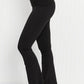 Kimberly C Break a Sweat Fold-Over Flare Leggings -