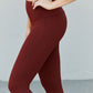 Zenana Full Size Wide Waistband Yoga Leggings -