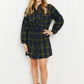 Davi & Dani Make an Entrance Full Size Button Front Shirt Dress -