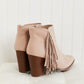 Qupid It's Always Been You Tassel Detail Booties -